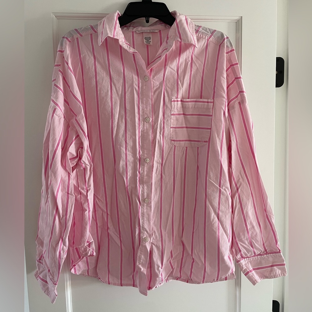 Cotton Long-Sleeve Shirt & Shorts Set